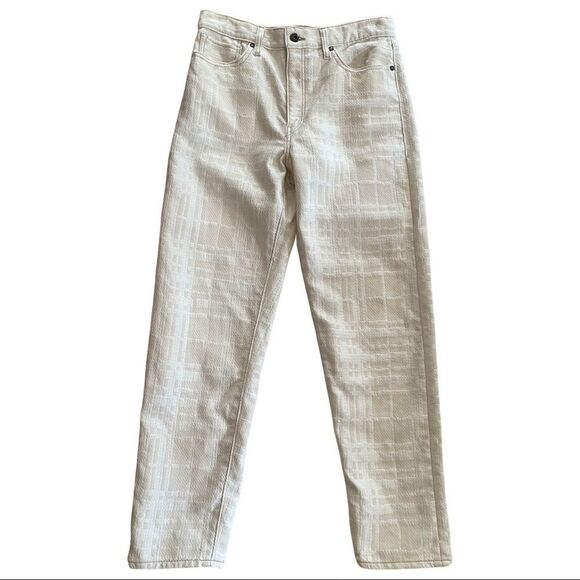 LEVI’S The Column Pant Jeans Summer Plaid White Style# 756450012 Size 29 - Picture 2 of 12